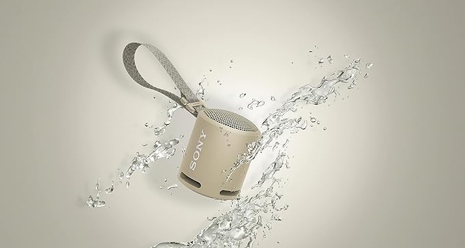 Sony XB13 Portable Wireless Bluetooth Speaker Beige USB Charging