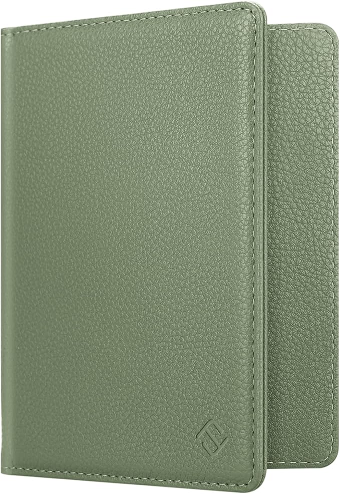 Fintie Passport Holder, Slim Travel Wallet RFID Blocking Card Case Cover Passport Cover Protector Travel Essentials with Credit Card Slots f