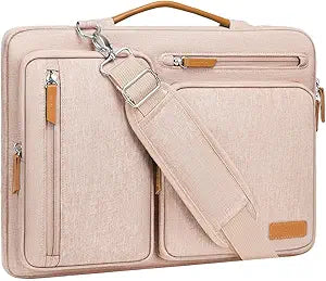 MOSISO 360 Protective Laptop Shoulder Bag,15-15.6 inch Computer Bag Compatible with MacBook Pro 16, HP, Dell, Lenovo, Asus Notebook,Side Ope