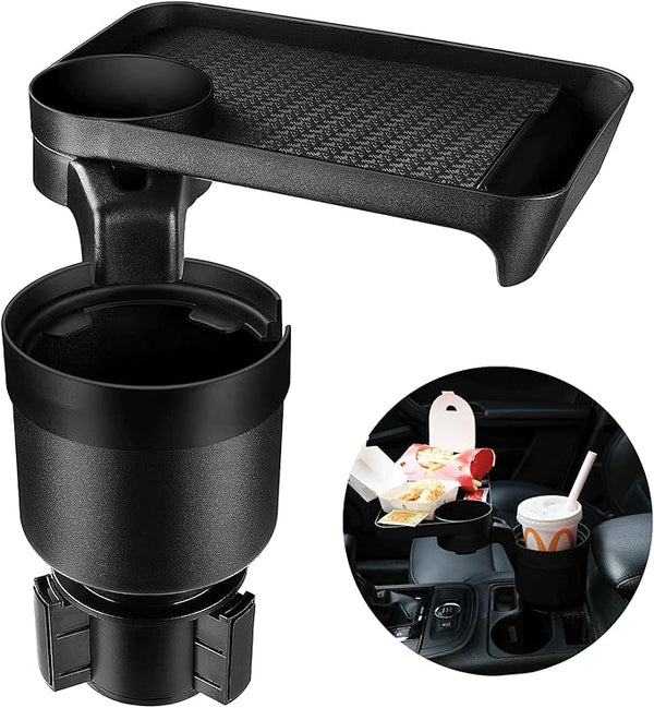 Cup Holder Tray for Car, Drink Holder Expander Compatible with Yeti 20/26/30 oz Hydro Flasks 32/40 oz Nalgenes 30/32/38/48 oz Camelbak 32/40