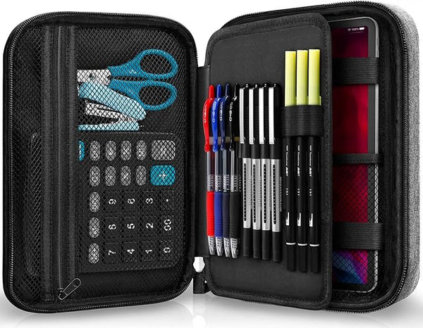 Zannaki Big Capacity Storage Pouch Marker Pen Pencil Case Simple Stationery Bag Box Art Tool & Sketch Storage Boxes for Bullet Journal Middl