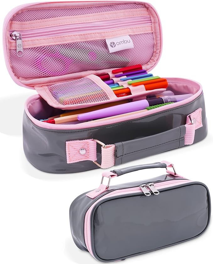 OMBU Large Capacity Pencil Case Pouch Cute Bag for Girls Kawaii Aesthetic Adults