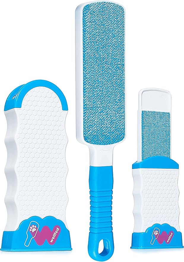 WELLTED Pet Hair Remover for Couch Furniture Clothing Car Seat Lint Brush - Fur Remover - Fur & Lint Removal - Dog & Cat Hair Remover - Doub