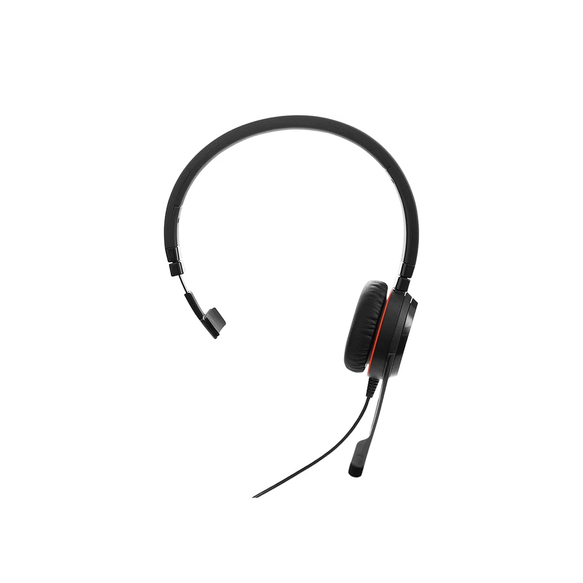 سماعة رأس سلكية Jabra Evolve 20 SE أحادية الصوت بمنفذ USB-C مزودة بميكروفون لإجراء مكالمات الكمبيوتر والاجتماعات والاستخدام المكتبي