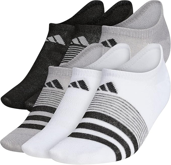 adidas Men's Men's Athletic Cushioned 6-pack No Show No Show Sock (pack of 6)