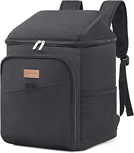 Lifewit 26L Cooler Backpack Thermal Backpack Cool Bag Insulated Cooler Bag Soft Double Decker for Picnics / BBQs / Camping / Trips / Shoppin