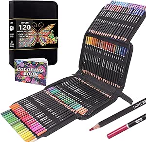 Bajotien 120 Colouring Pencils for Adults Set, Perfect for Drawing