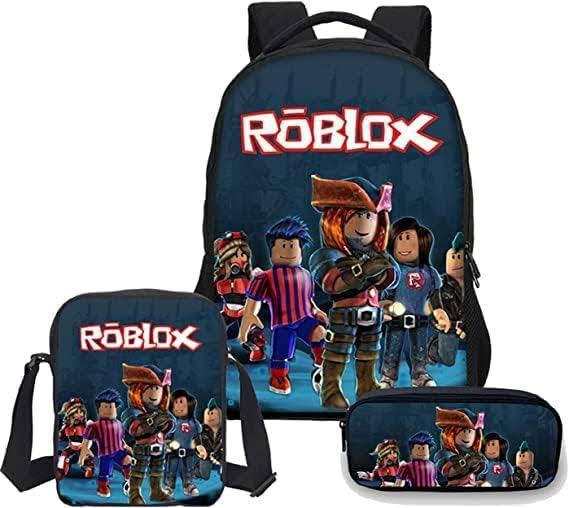 Roblox Cartoon Rucksack Large Backpack for Kid Boy Girl Child Student School Bag