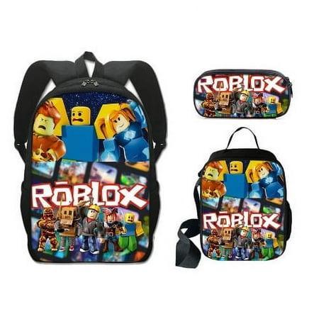 Roblox Cartoon Rucksack Large Backpack for Kid Boy Girl Child Student School Bag