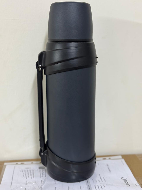 85oz Large Coffee Thermoses for Travel - Insulated Water Jug Classic Vacuum Bottle with Plastic Cup - Stainless Steel Thermos for Hiking Fis