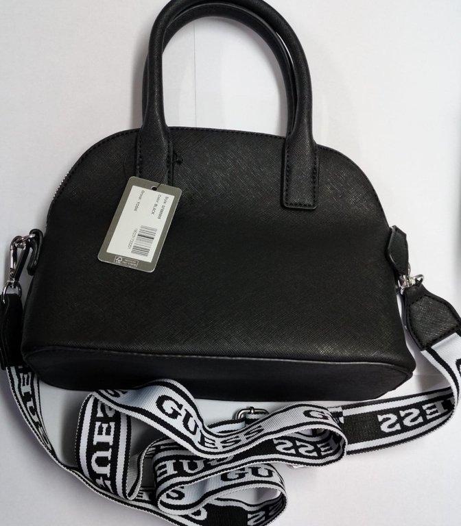 Guess Factory Estilo Small Satchel Black Sf885905 Bla Womens Handbag