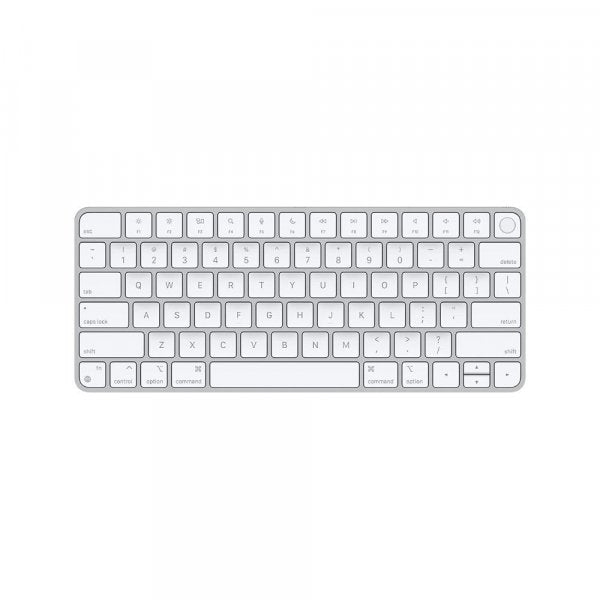 Apple Magic Wireless Keyboard with Touch Id - Us English - Silver (for Mac with Silicon Running Macos 11.4 Or Later)