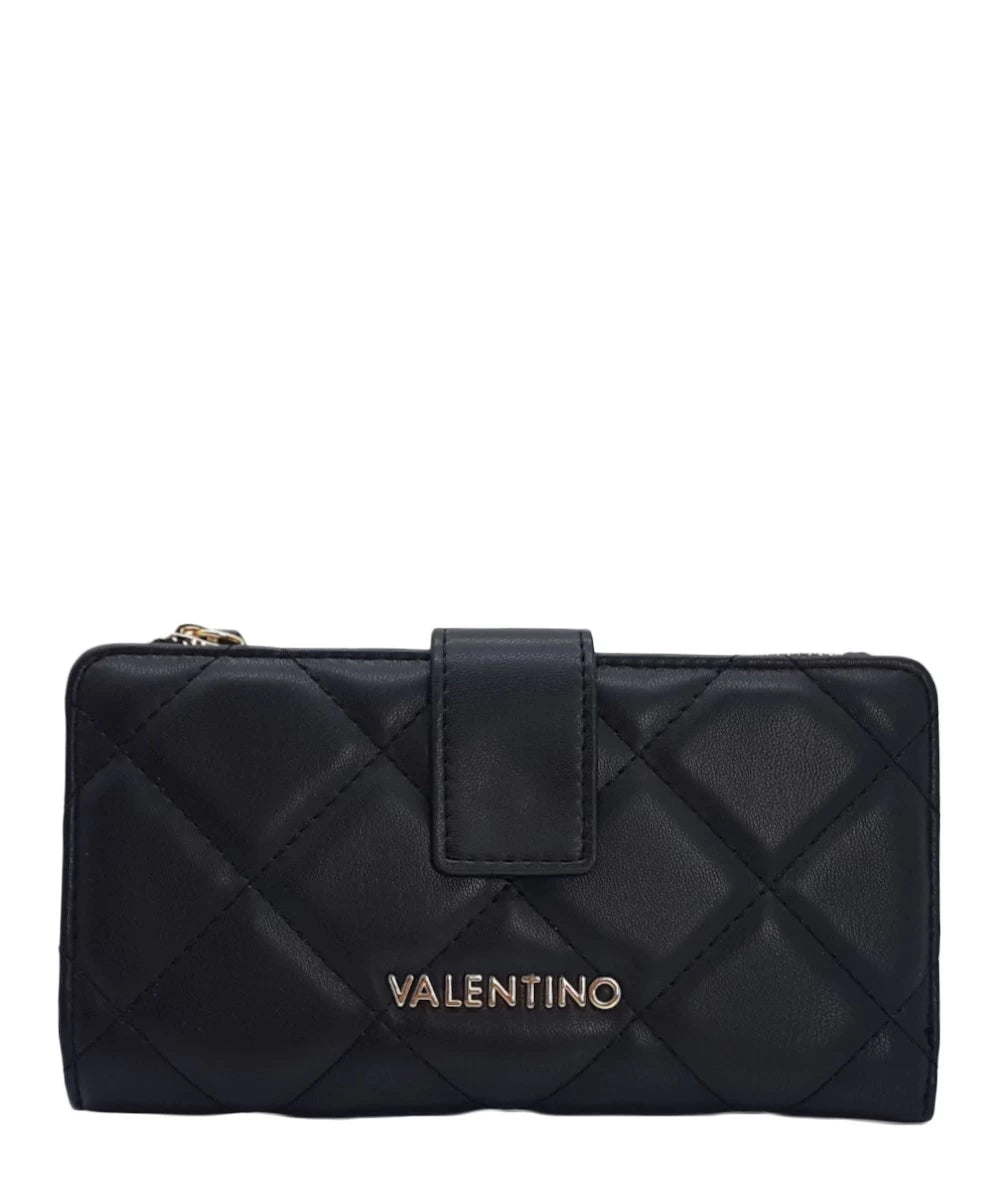 Valentino Women's Large Quilted Wallet black