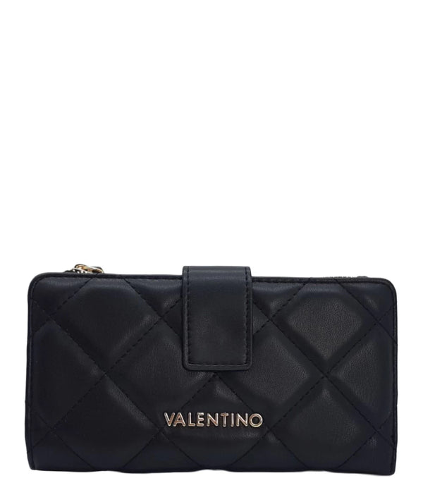Valentino Women's Large Quilted Wallet black