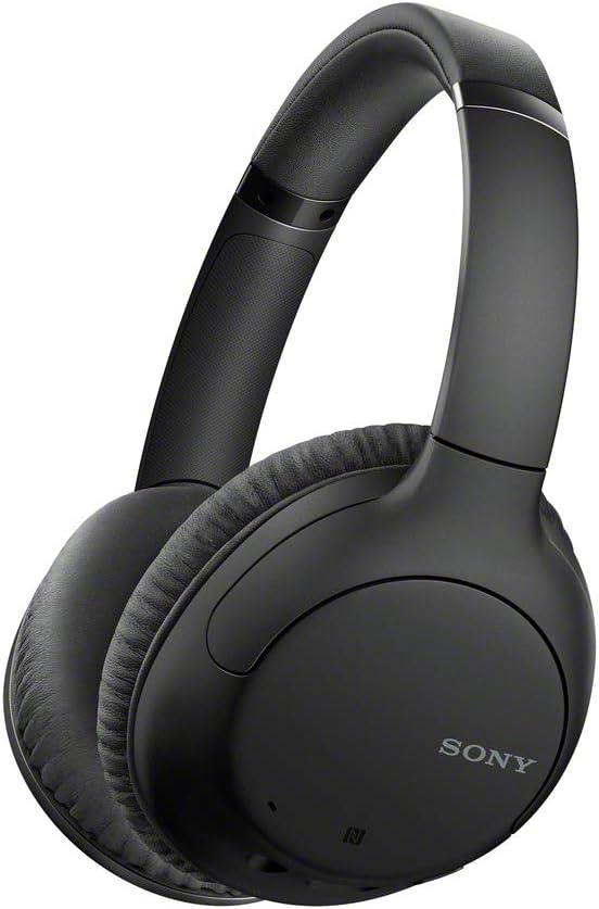 Open Box Sony WH CH710N Wireless Noise Cancelling Over Ear Headphones Black Bluetooth Headset for Travel Work and Music