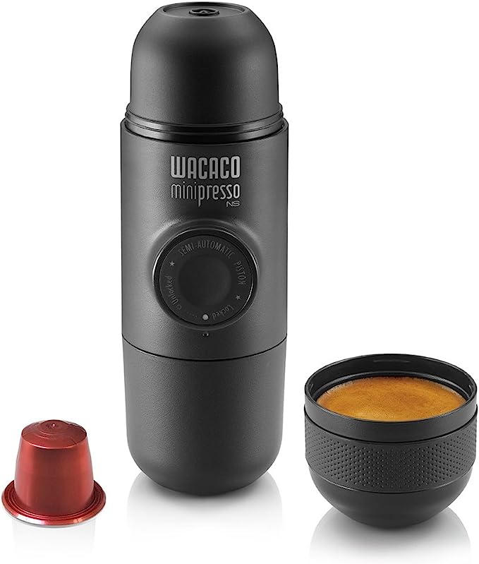 Wacaco Minipresso NS – Black Portable Espresso Maker