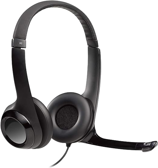 Logitech ClearChat Comfort USB Headset Wired Stereo Headset for PC Calls Meetings and Online Learning