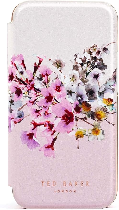 Ted Baker Mirror Folio Case for iPhone 14 Pro - Jasmine Pink