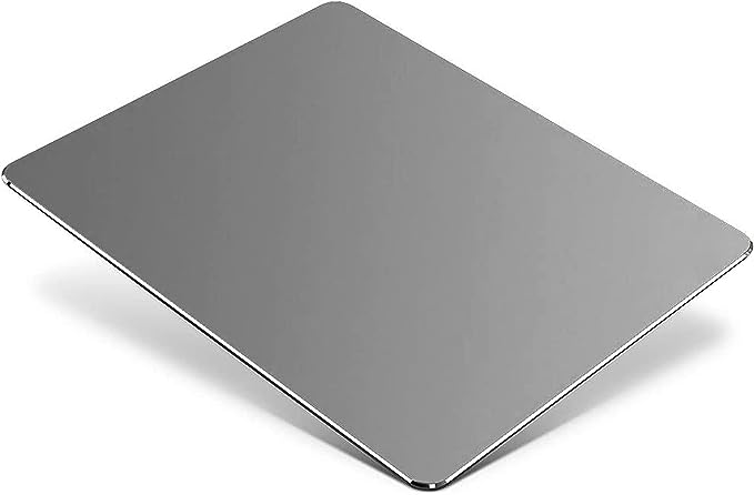 Metal Aluminum Double-Sided Mouse Pad Ÿ?? Waterproof Hard Surface for Gaming & Office