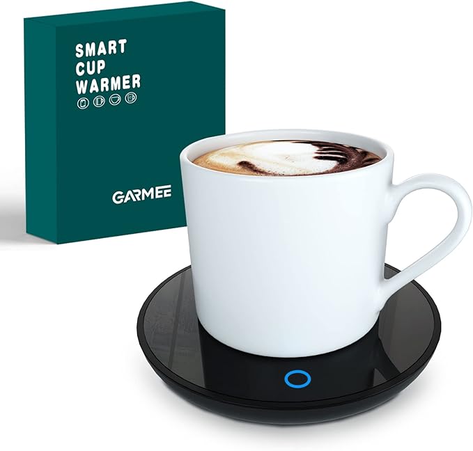 GARMEE Electric Coffee Mug Warmer, Smart Coffee Warmers for Office Desk, Mug Warmer with 2 Temperature Settings, Cup Warmer Tea Warmer, Elec