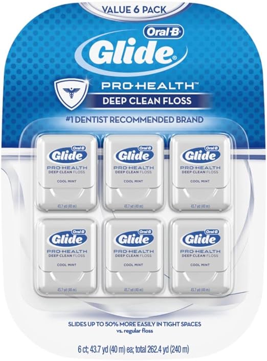 Glide Oral-B Pro-Health Deep Clean Floss Ÿ?? Mint, Pack of 6