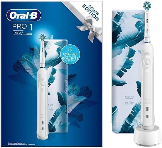 Oral-B Pro 1 750 Electric Toothbrush + Free Travel Case