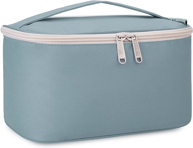 Travel Makeup Bag Large Cosmetic Bag Make up Case Organizer for Women and Girls …, Pink