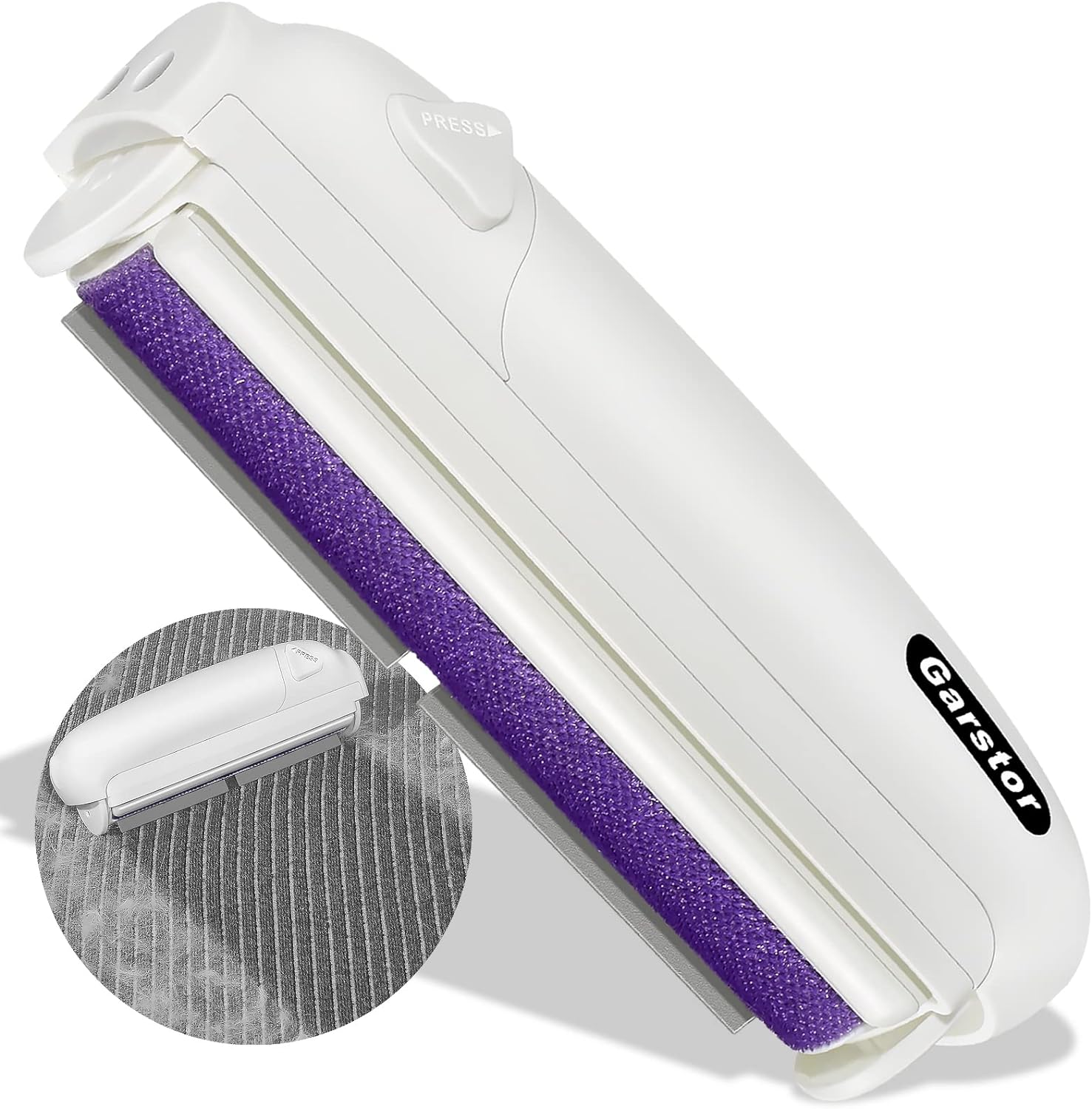 Garstor Pet Hair Remover and Rollers, Washable and Reusable Animal Hair Removal Brush for Carpets, Clothes, and Sofa