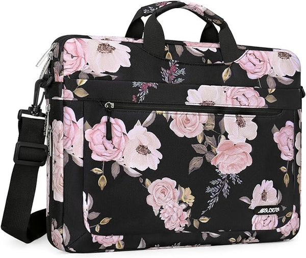 MOSISO Laptop Shoulder Bag Compatible with MacBook Air/Pro,13-13.3 inch Notebook,Compatible with MacBook Pro 14 inch 2023-2021 A2779 M2 A244