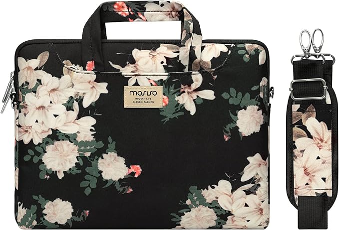 MOSISO Laptop Shoulder Bag for MacBook Air 15 Inch M2 and MacBook Pro 16 Inch 15Ÿ??15.6 Inch Notebooks