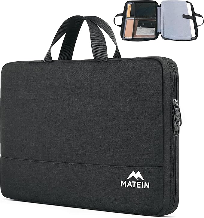 MATEIN Laptop Sleeve 15.6 Inch Laptop Case Waterproof Laptop Bag Protective Case with Handle Laptop Sleeve Notebook PC Case for 15-15 6 Inch