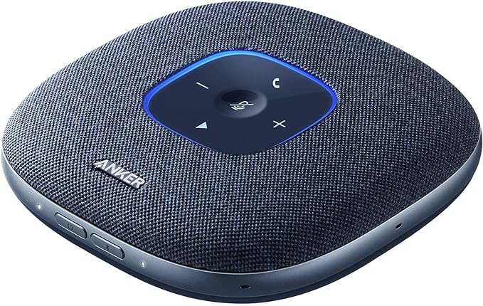 Anker PowerConf S3 Bluetooth Speakerphone Six Microphones 24 Hour Call Time